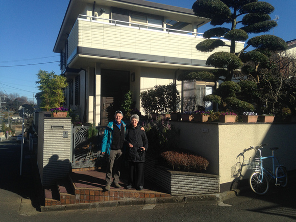 Tom, Joan at Tomoko-san's house, Yokohama