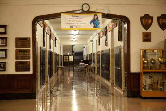 hall to classrooms