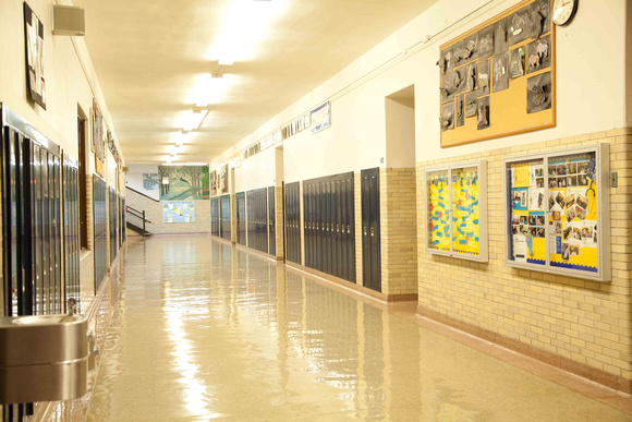 hall to auditorium and cafeteria